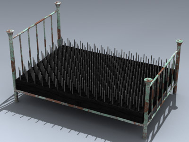 Bed Of Nails 3d Model by Mesh Factory