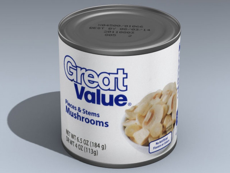 Can of Mushrooms