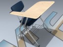 Desk (Student Wide Tablet Arm) Desk (Student Wide Tablet Arm)