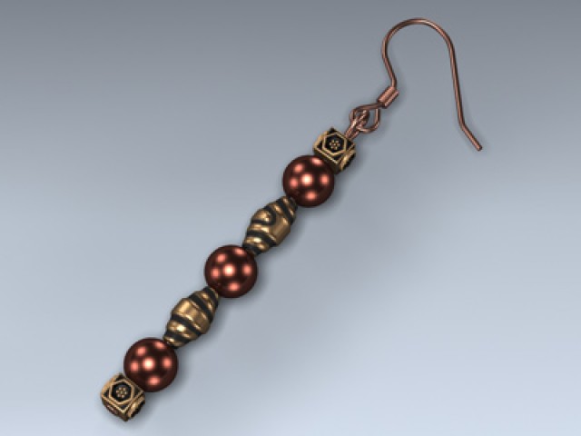 Earring (Copper Dangle)