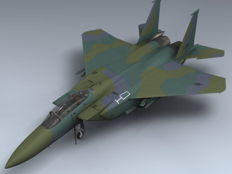 F-15E Strike Eagle Prototype 3d Model by Mesh Factory