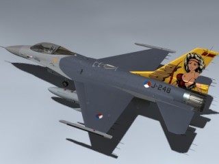 F-16AM Falcon (Dirty Diana)