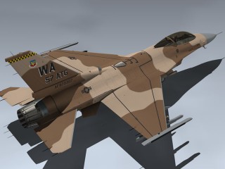 F-16C Desert Falcon (Red 07)