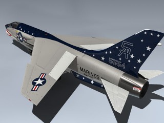 F-8K Crusader (VMF-321)
