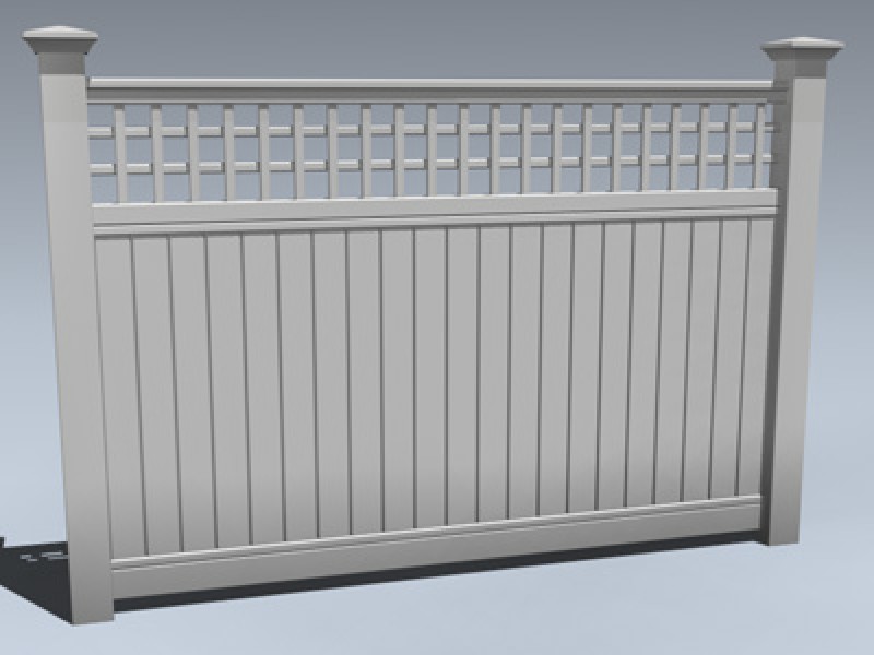 Fence (Vinyl Privacy Trellis)