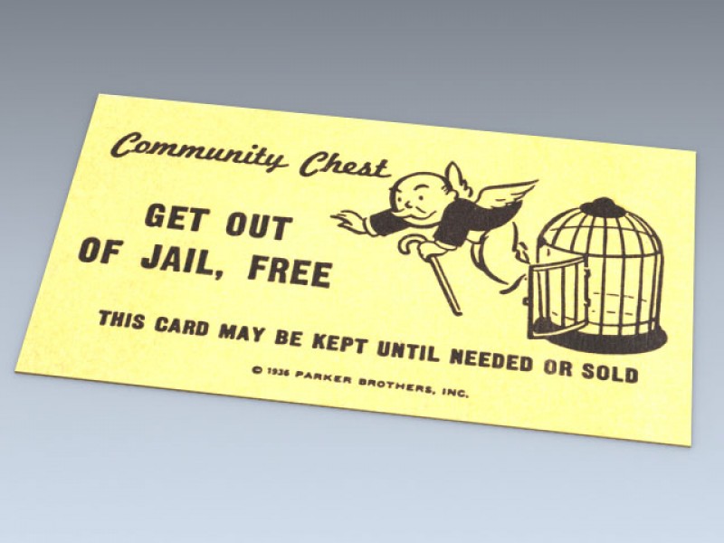 Get Out Of Jail Free Card 3d Model By Mesh Factory