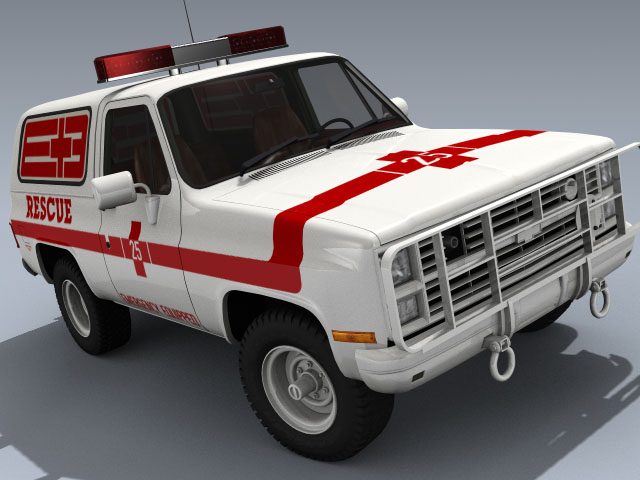 Chevy K5 Blazer (1984 Fire Rescue)