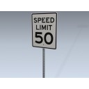 Road Sign (US Speed Limit)