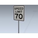 Road Sign (US Speed Limit)