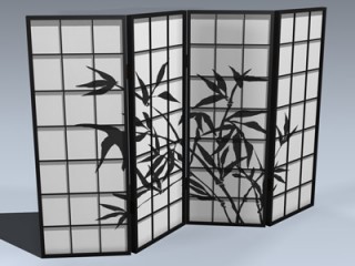 Shoji Screen (4-Panel)