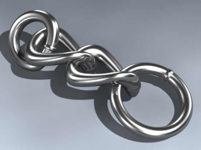 Twisted Link Chain