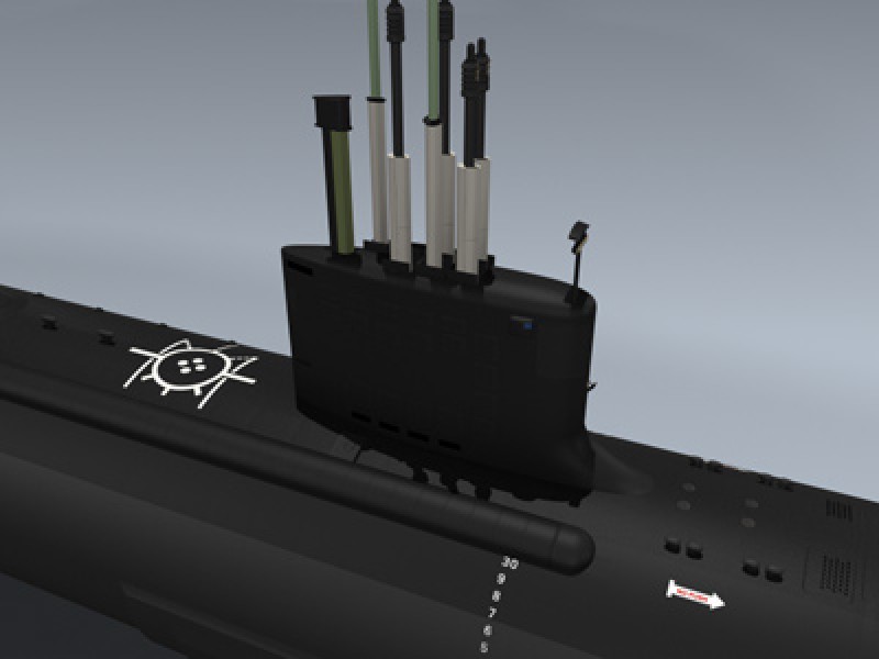 海外ブランド 原子力潜水艦 【新品未開封】USS TEXAS SSN-775 テキサス